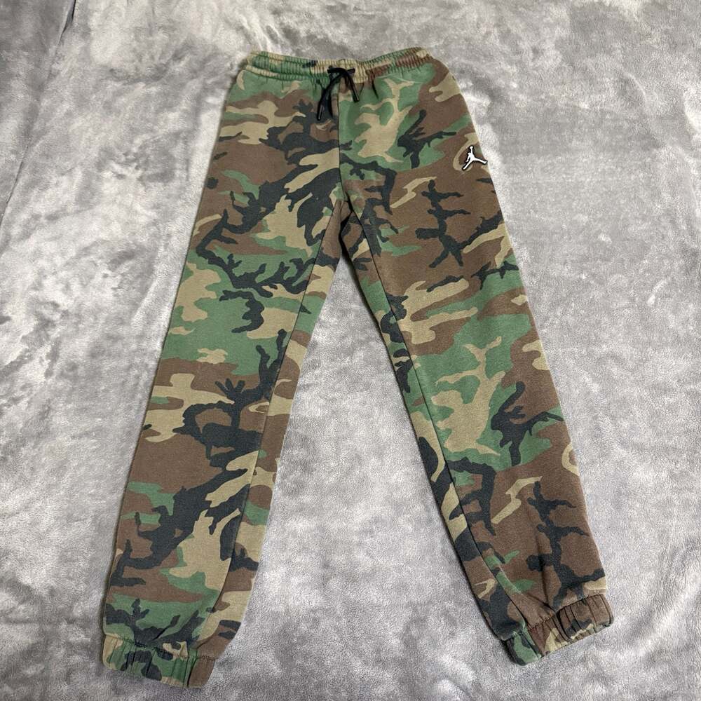 Jordan Camo Fleece Joggers Youth Size Medium 10-12